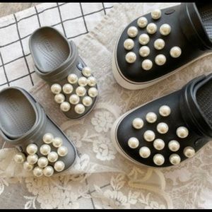 Pearl Jibbitz and Charm 13 pcs